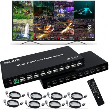 4K KVM HDMI 8X1 MULTI-VIEWER
