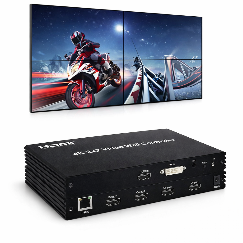 4K 2x2 VIDEO WALL CONTROLLER