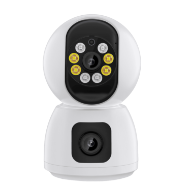 2.0 + 2.0 MP Indoor Pan & Tilt Two Way Audio WiFi Camera (Memory Card Not Included)