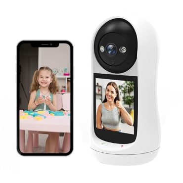 WiFi Monitor Camera with Video Calling 1080P HD (Memory Card Not Included)