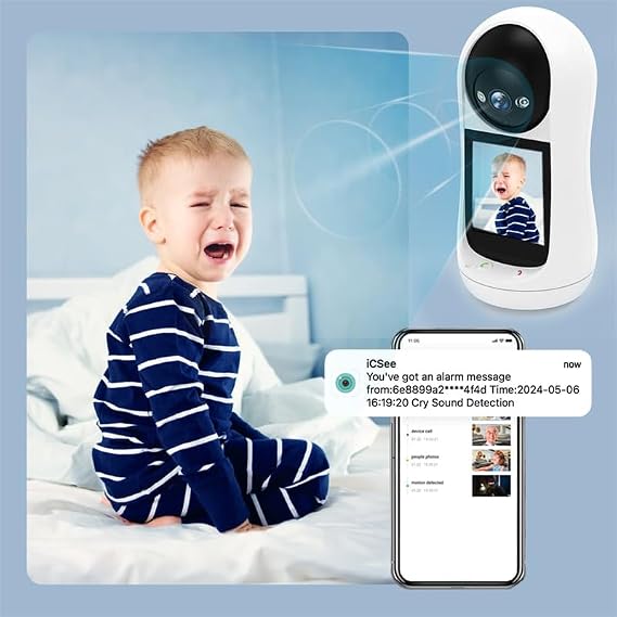 WiFi Monitor Camera with Video Calling 1080P HD (Memory Card Not Included) - Image 4