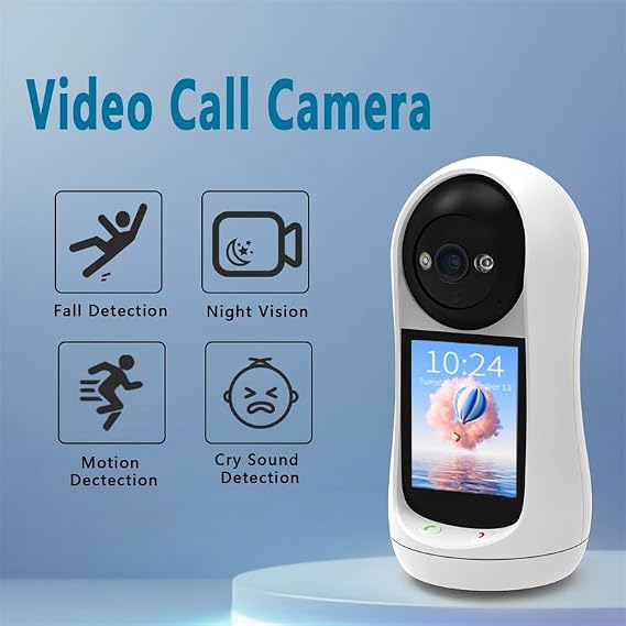 WiFi Monitor Camera with Video Calling 1080P HD (Memory Card Not Included) - Image 2